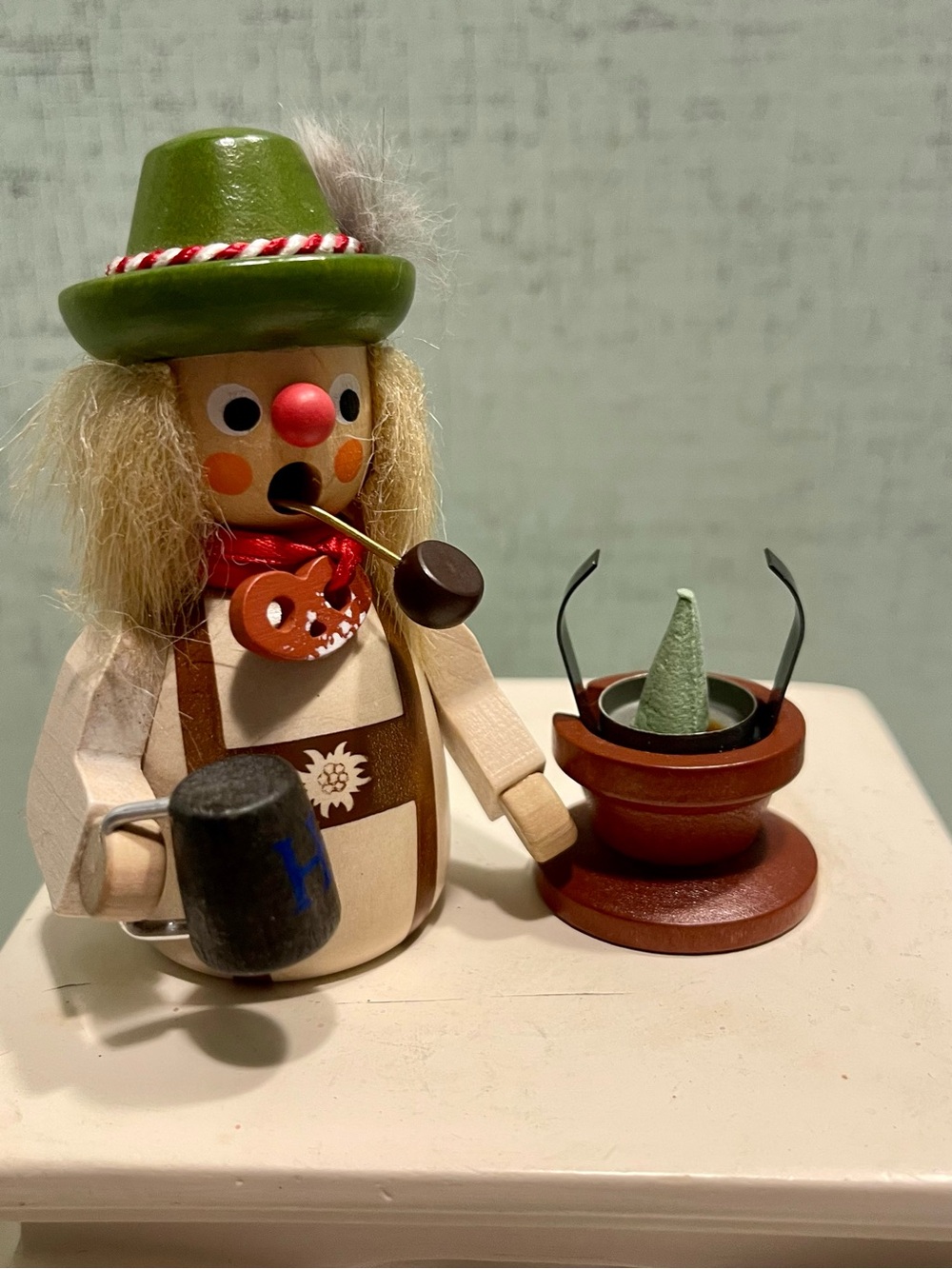 VINTAGE Christian Ulbricht German Incense Smoker Bavarian Style